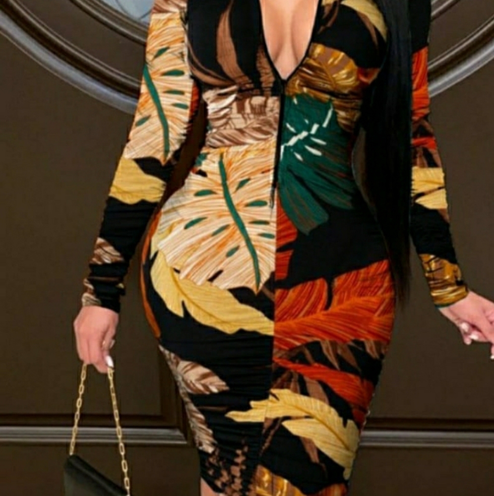 Floral Plus Size Dress